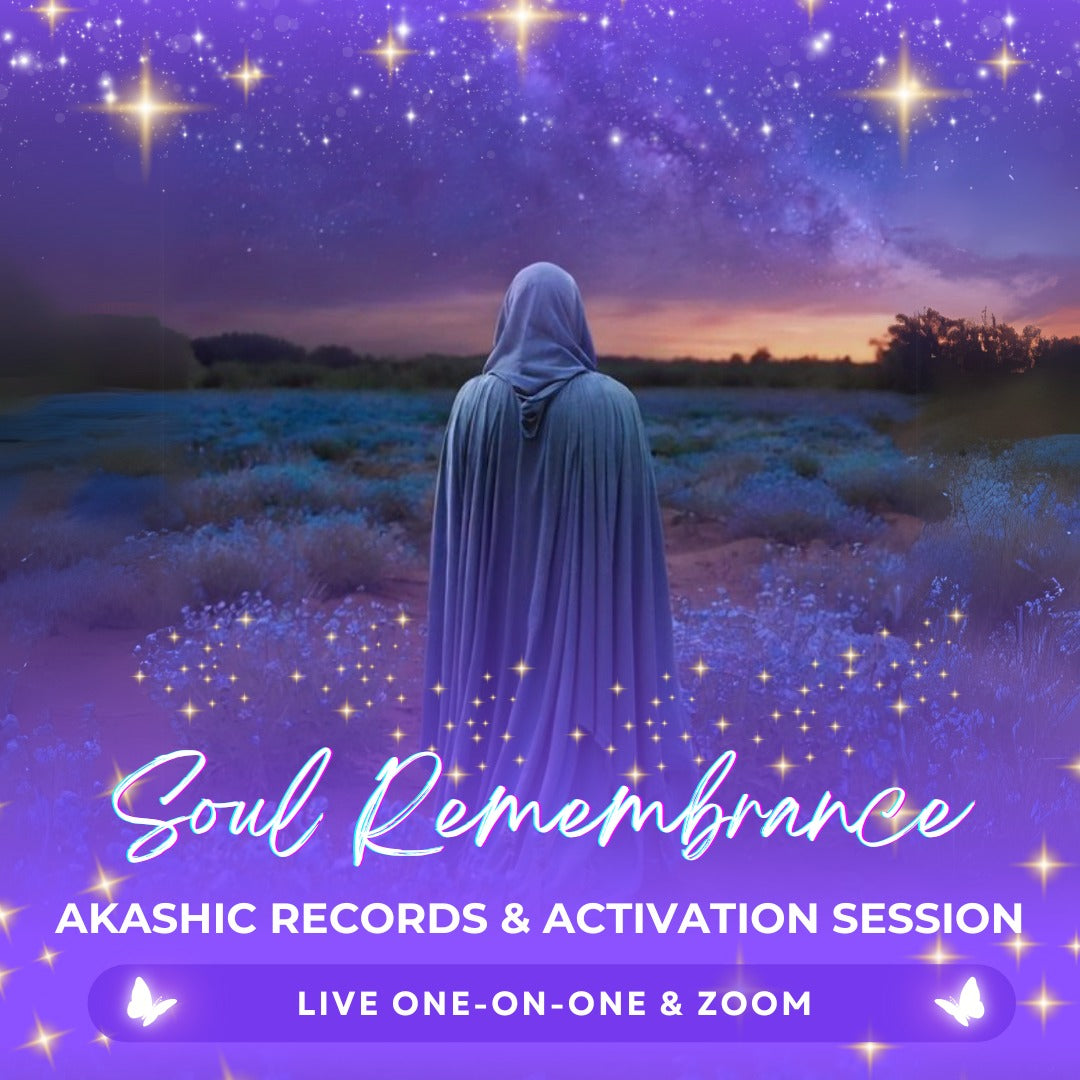 Soul Remembrance: Akashic Records & Activation Session (Live 1:1 & Zoom)
