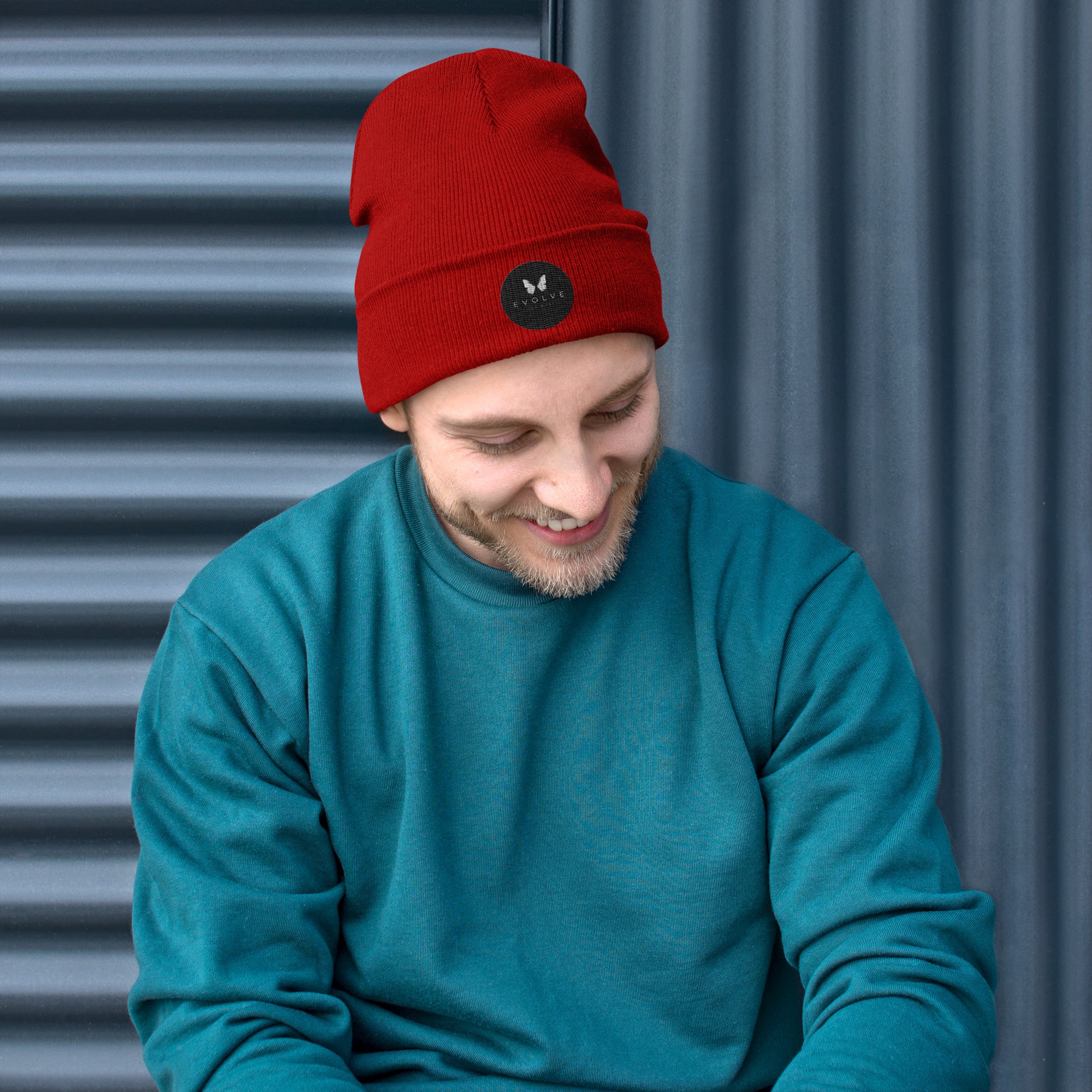 Evolve Embroidered Beanie