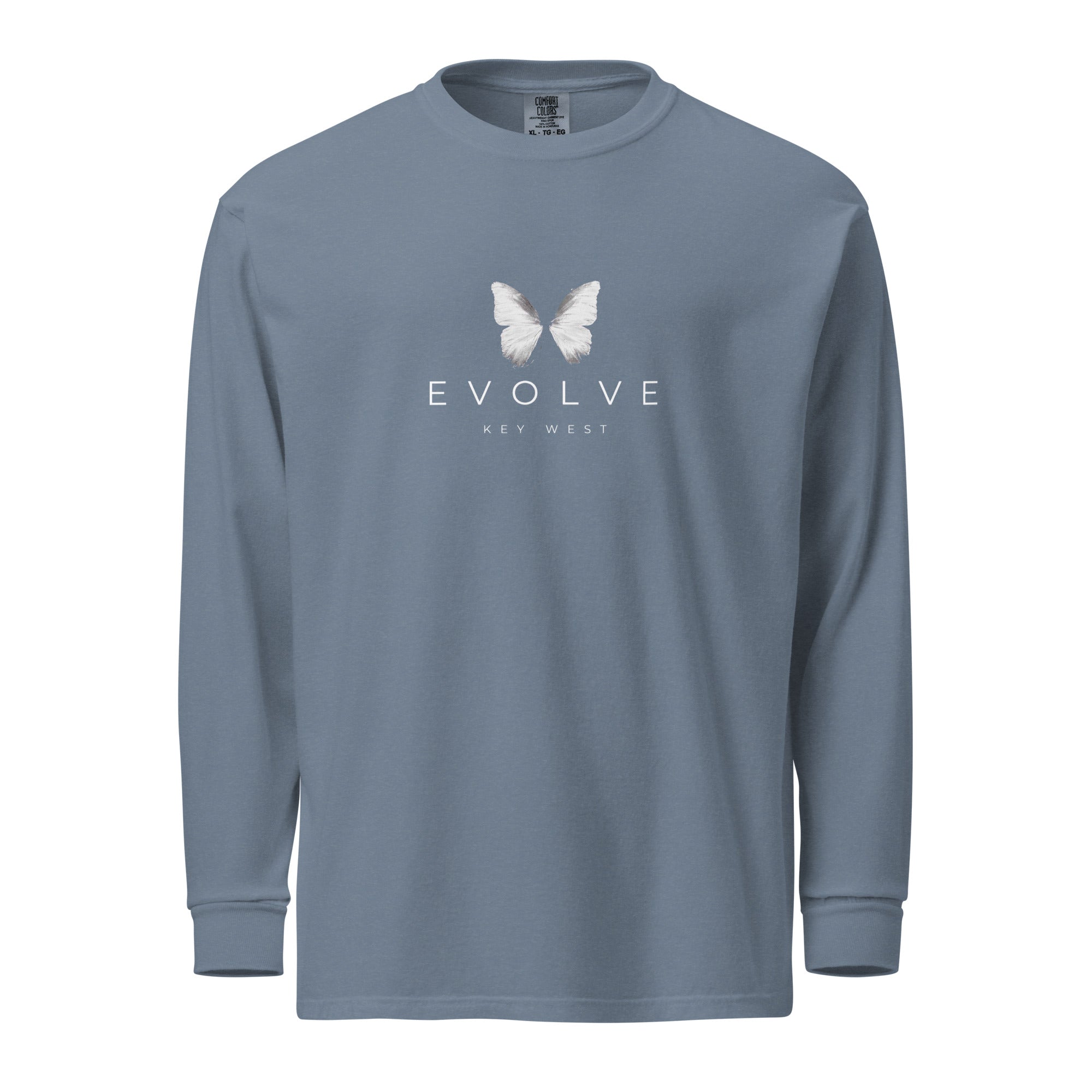 Evolve Garment-dyed heavyweight long-sleeve shirt